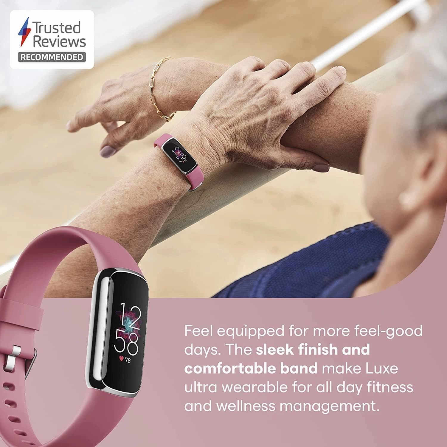 Fitbit Luxe Health & Fitness Tracker, Stress Management Tools and up to 5 Days Battery