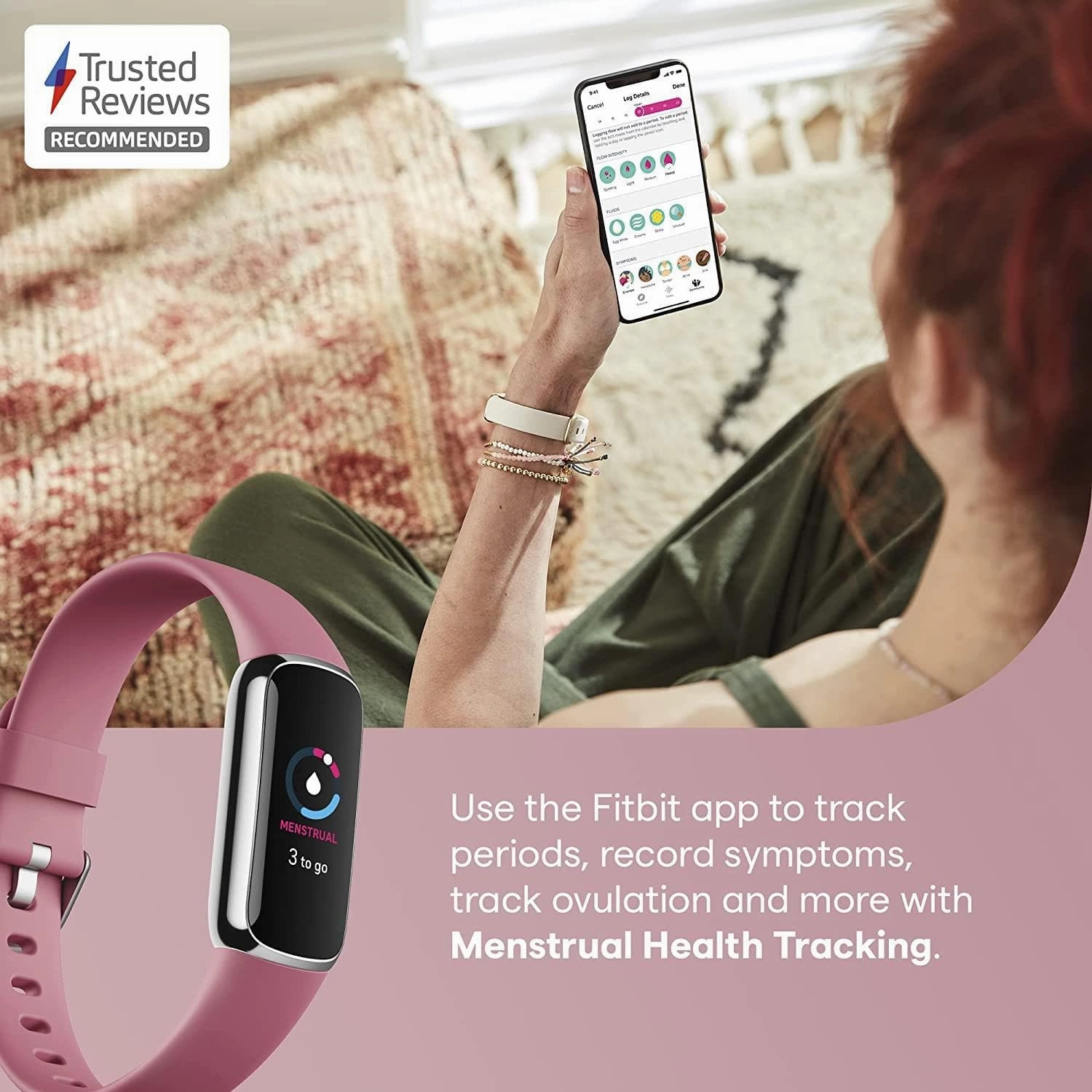 Fitbit Luxe Health & Fitness Tracker, Stress Management Tools and up to 5 Days Battery