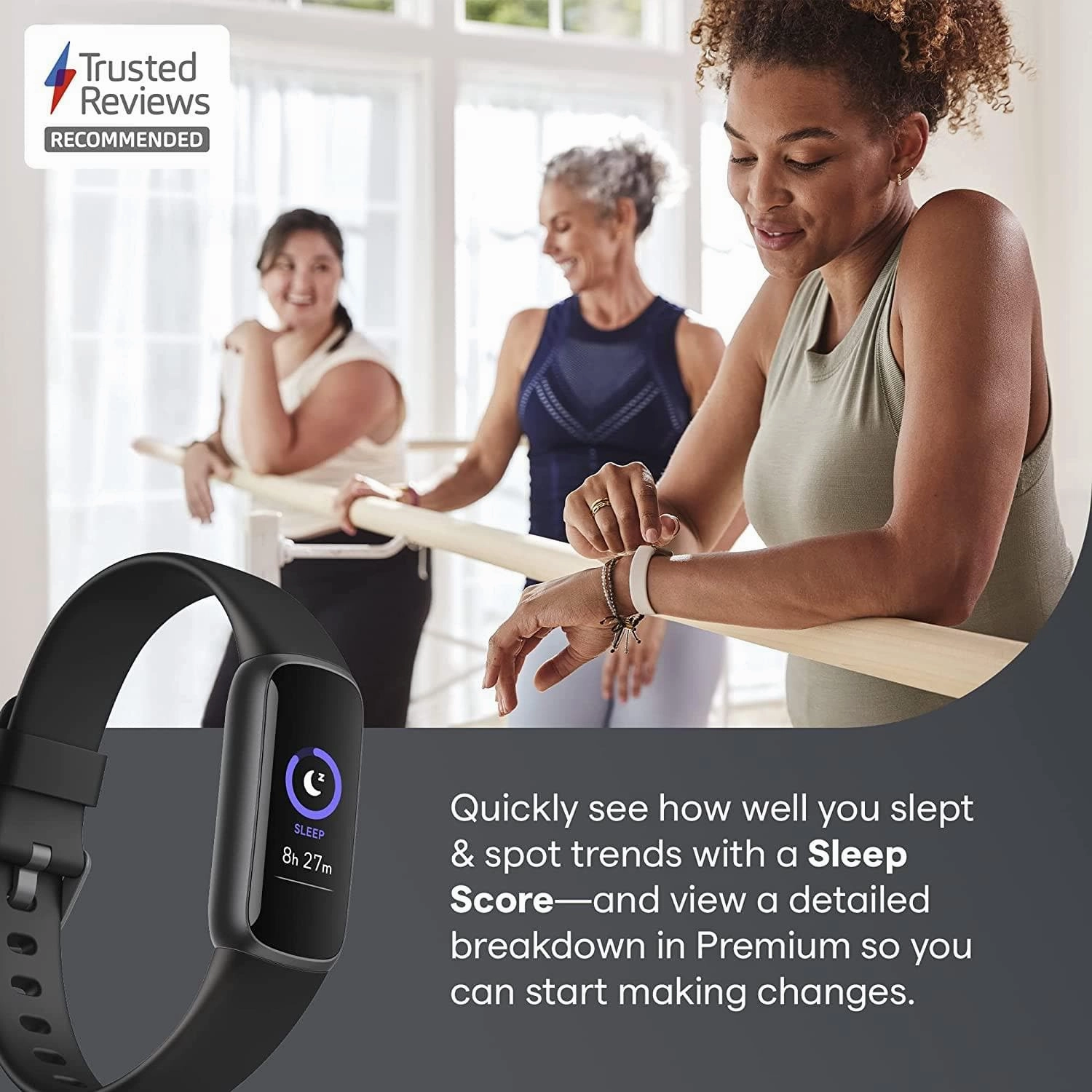 Fitbit Luxe Health & Fitness Tracker with 6-Month Fitbit Premium Membership Included, Stress Management Tools and up to 5 Days Battery