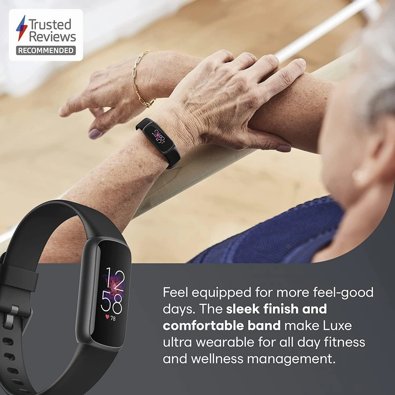 Fitbit Luxe Health & Fitness Tracker with 6-Month Fitbit Premium Membership Included, Stress Management Tools and up to 5 Days Battery