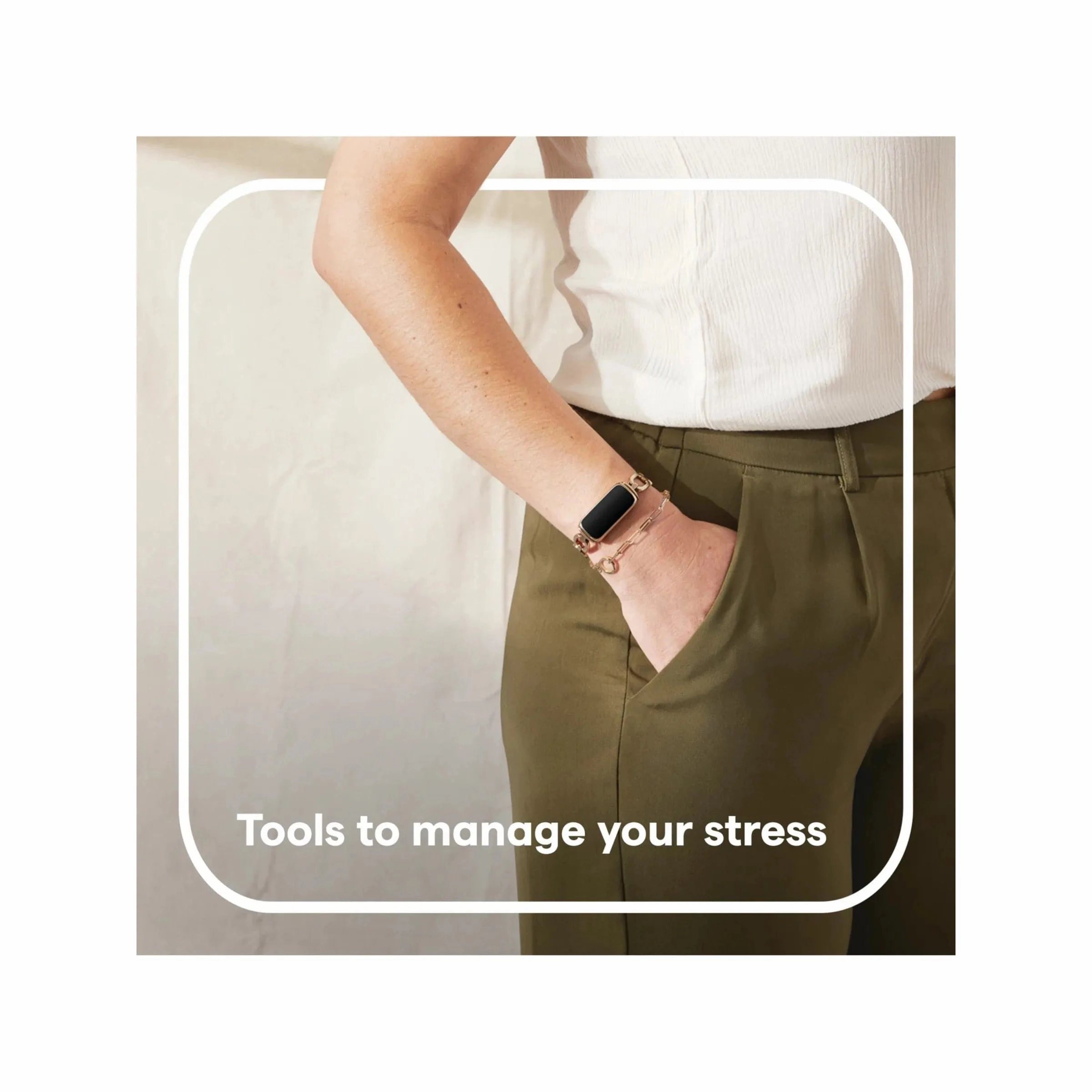 Fitbit Luxe Special Edition Smart Watch - Soft Gold Peony