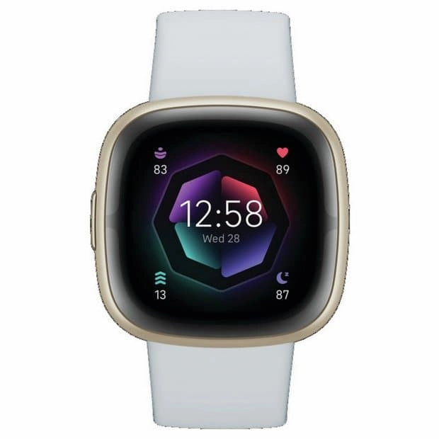Fitbit Sense 2 Smart Watch - Blue Mist/ Soft Gold nintendo switch oled, nintendo switch deals, joy-con accessories