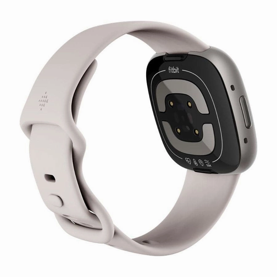 Fitbit Sense 2 Smart Watch - Lunar White/Platinum