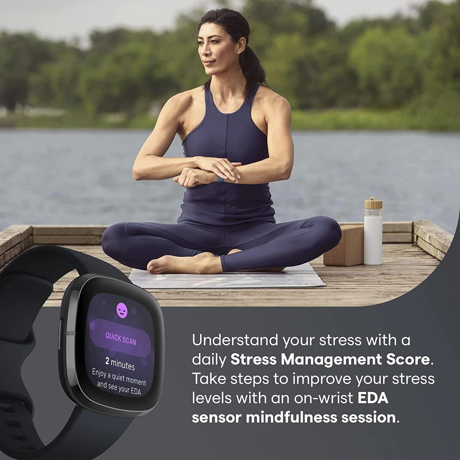 Fitbit Sense Smart Watch - Carbon Graphite