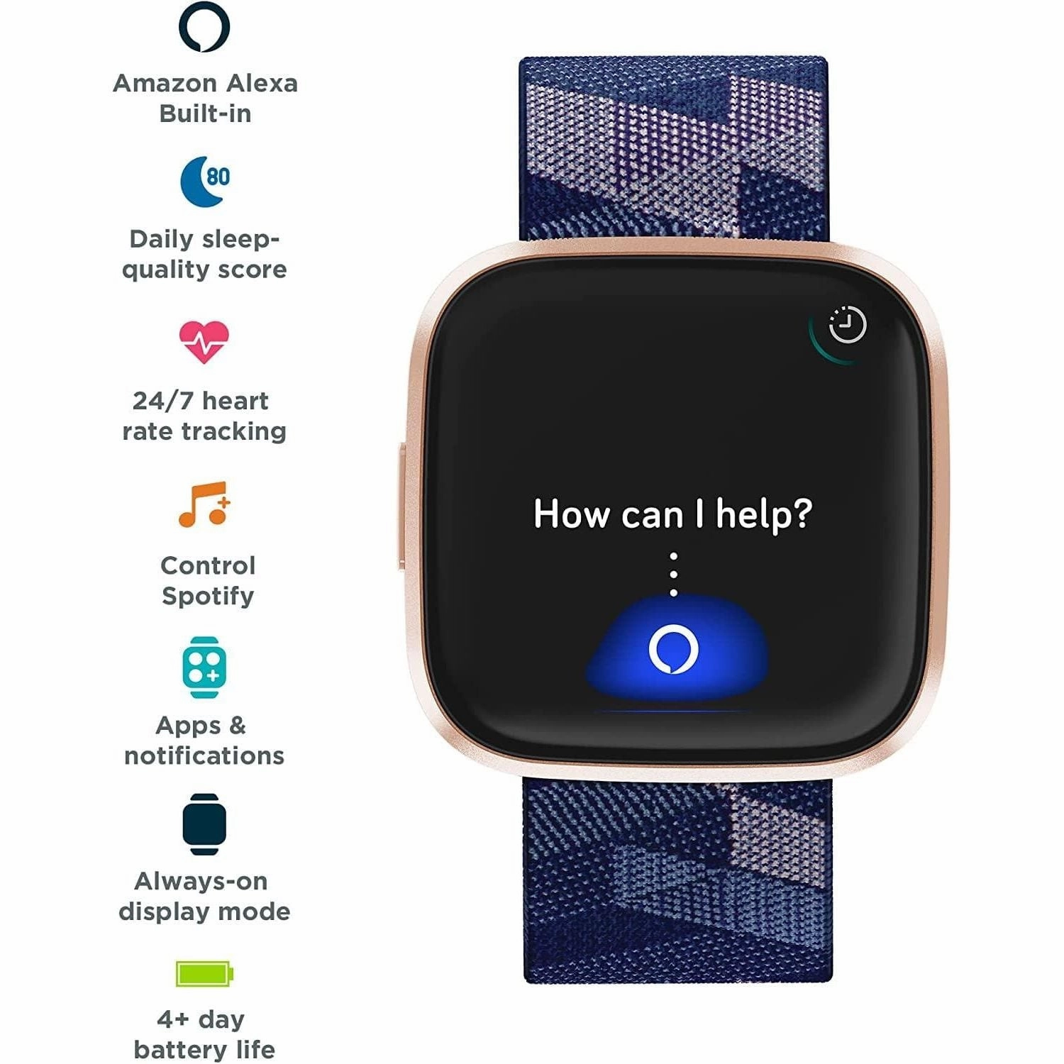 Fitbit Versa 2 Health & Fitness Smartwatch