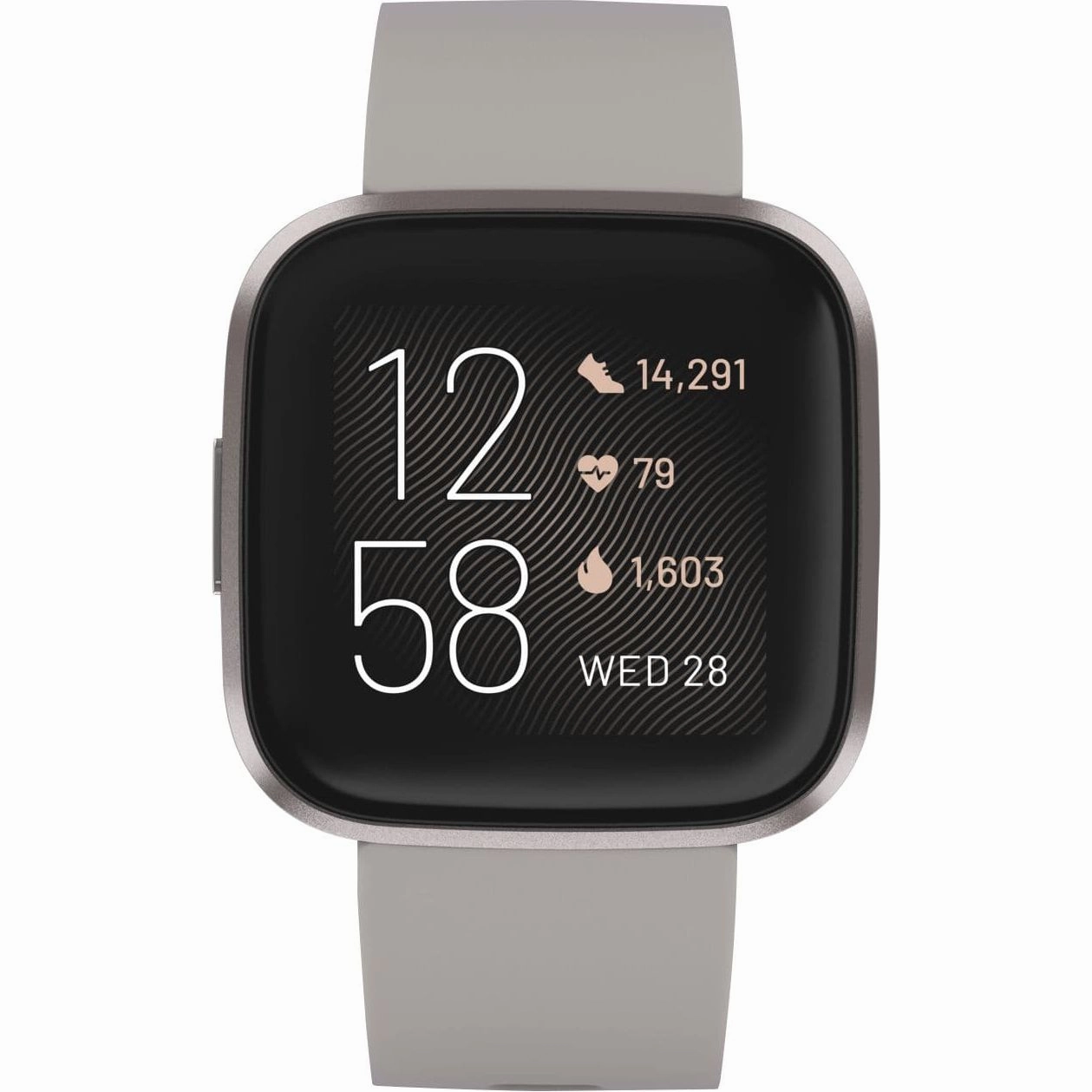 Fitbit Versa 2 Smart Watch - Grey Alu / Stone Band