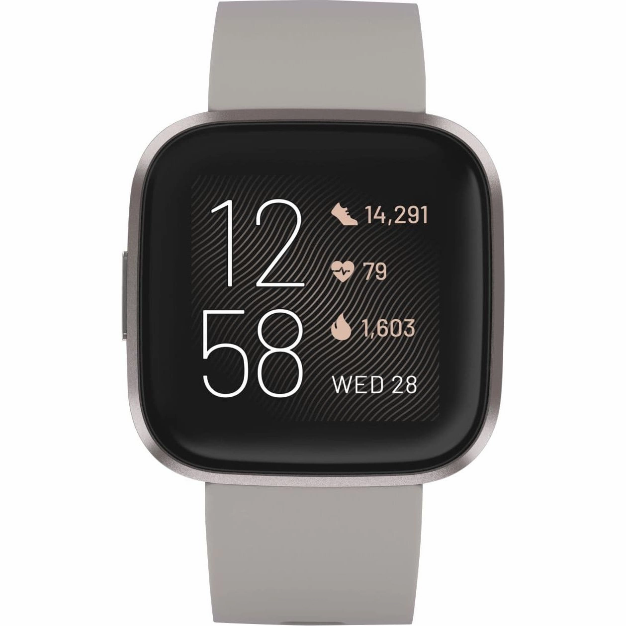 Fitbit Versa 2 Smart Watch - Grey Alu / Stone Band