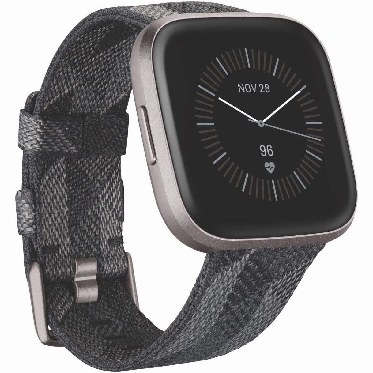 Fitbit Versa 2 Special Edition 40mm Mist Gray Aluminum Case and Smoke Woven Band with Voice Control, Sleep Score & Music xbox controllers, xbox headset wireless, xbox series games
