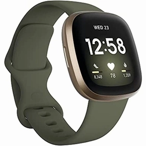 Fitbit Versa 3 - Soft Gold Aluminium/Olive nintendo switch oled, nintendo switch deals, joy-con accessories