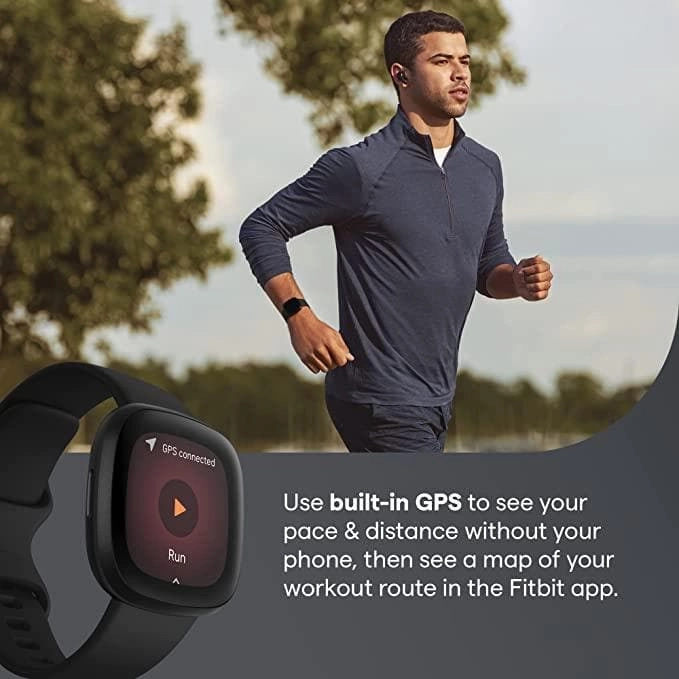 Fitbit Versa 3 Smart Watch - Black