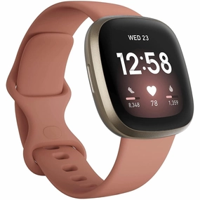 Fitbit Versa 3 Smart Watch - Pink Clay nintendo switch oled, nintendo switch deals, joy-con accessories