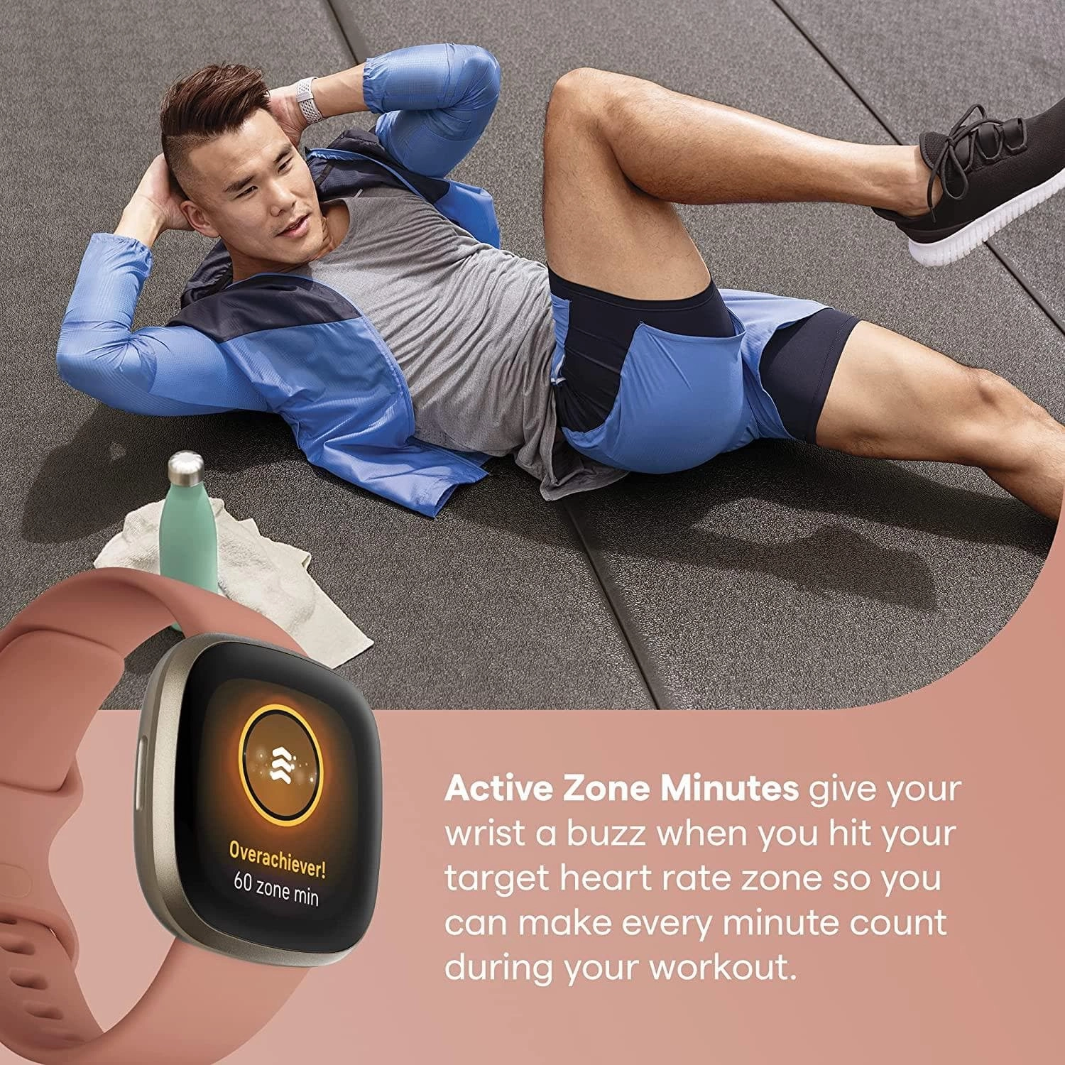 Fitbit Versa 3 Smart Watch - Pink Clay