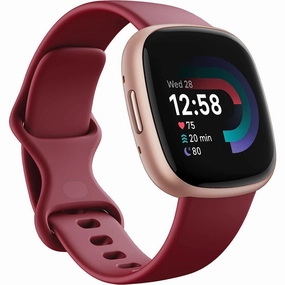 Fitbit Versa 4 Fitness Smartwatch with built-in GPS and up to 6 days battery life - compatible with Android and iOS. nintendo switch oled, nintendo switch deals, joy-con accessories