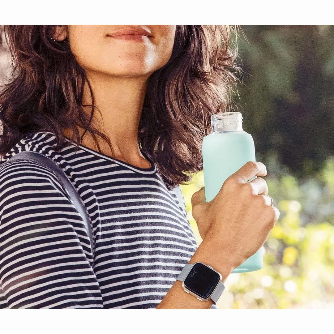 Fitbit Versa Health & Fitness Smartwatch with Heart Rate, Music & Swim Tracking, Grey