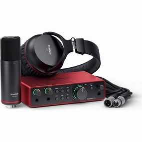 Focusrite Scarlett 2i2 Studio 4th Gen USB Audio Interface Bundle  Condenser Mic & Headphones for Recording & Streaming buy laptop online, cheap gaming laptop, best business laptops