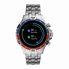 FOSSIL Garrett HR FTW4040 - Stainless Steel, 46 mm cheap drone for kids, professional drones for sale, mini camera drone