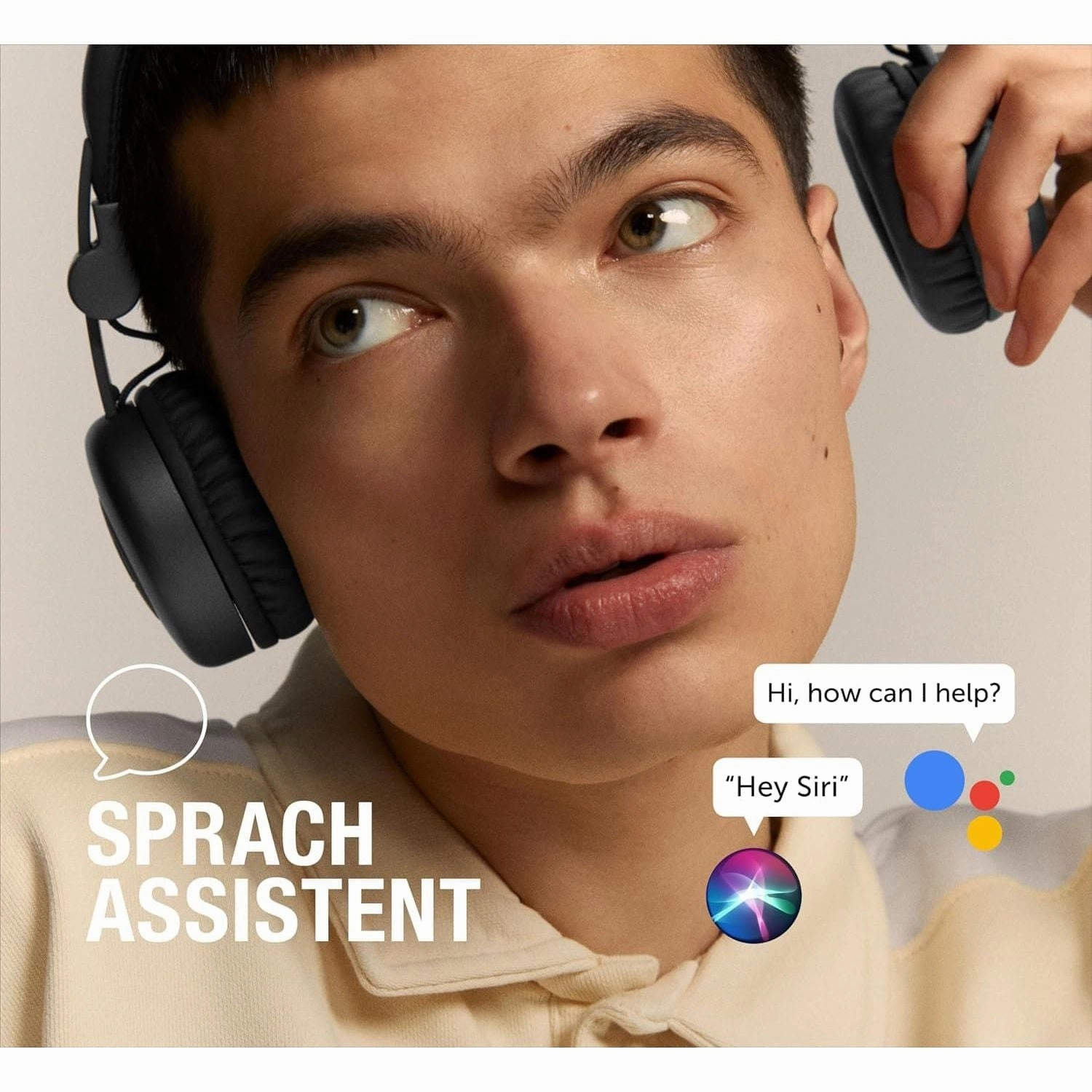 Fresh 'n Rebel Code Core Bluetooth Headphones - On-Ear, Wireless, 30 Hours Playtime, Microphone, Voice Assistant, Volume Control, Play/Pause Buttons, Foldable, Storm Grey