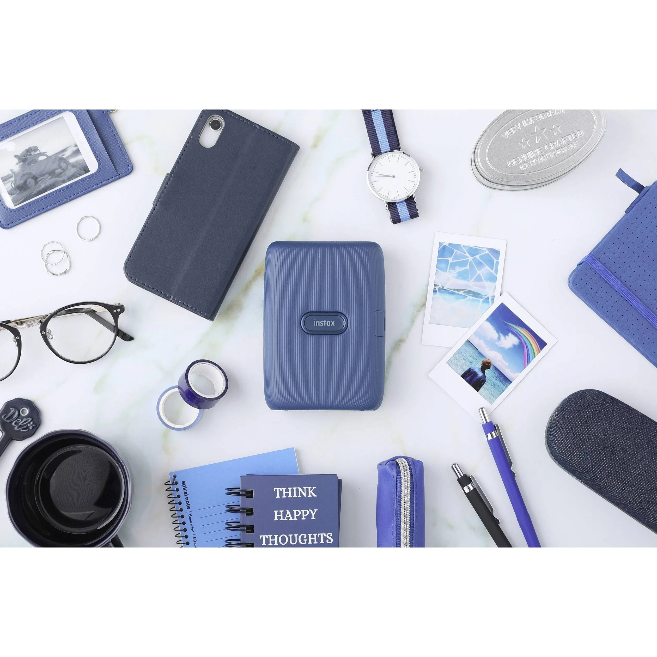 Fujifilm Instax Link Instant Smartphone photoprinter (Dark Denim)