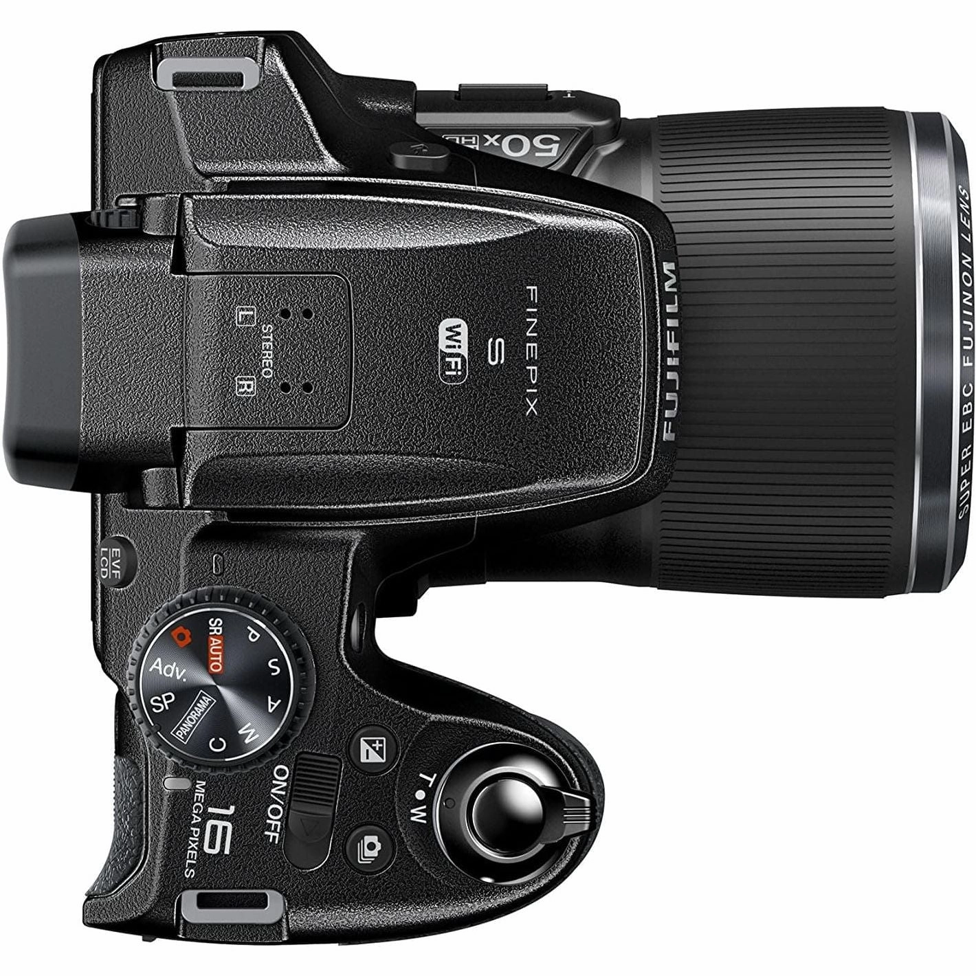 FujiFilm FinePix S9900W camera (16.2 MP, CMOS sensor, 5 axis image stabiliser for video photography, 1080p, Full HD, WiFi Data Transfer) - black