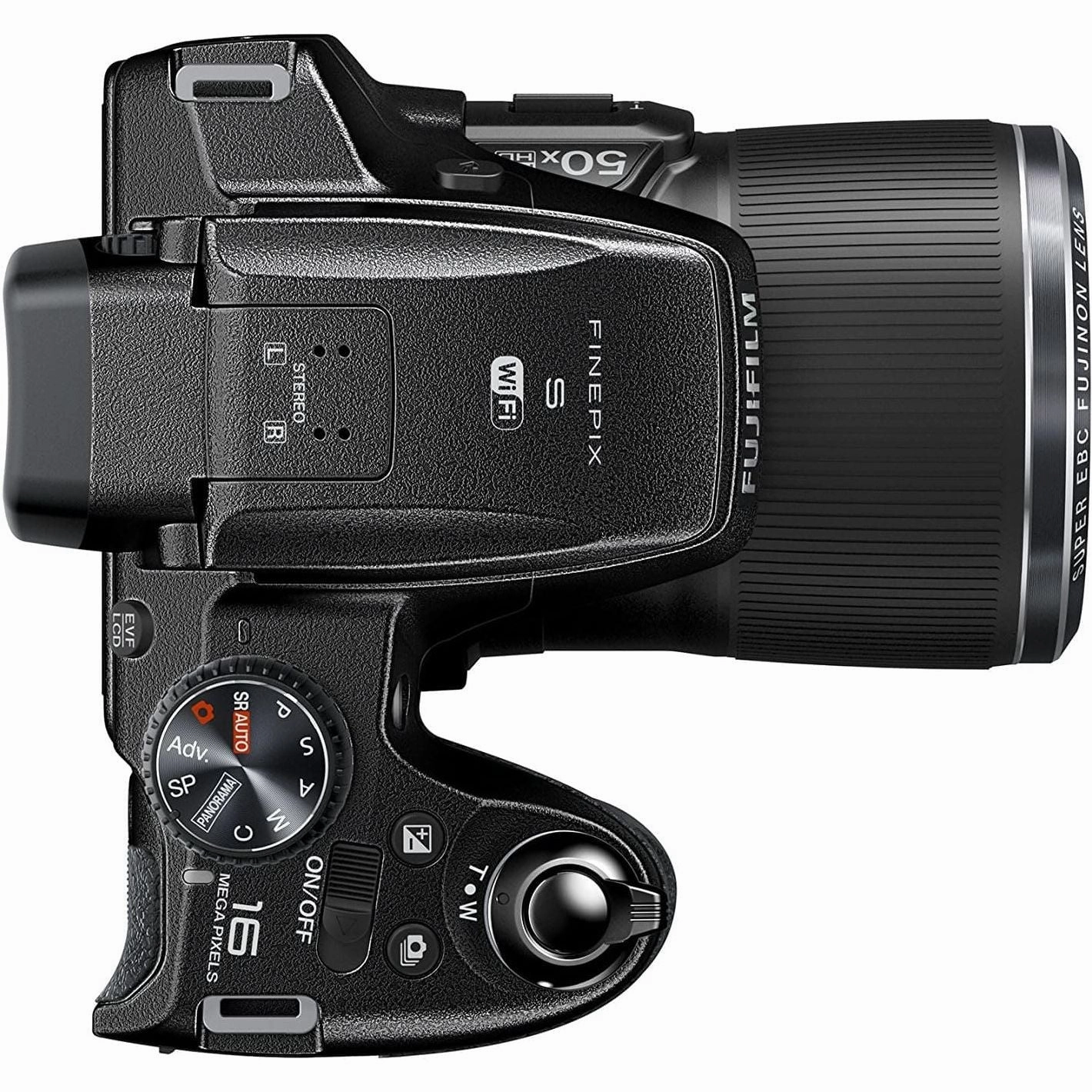 FujiFilm FinePix S9900W camera (16.2 MP, CMOS sensor, 5 axis image stabiliser for video photography, 1080p, Full HD, WiFi Data Transfer) - black