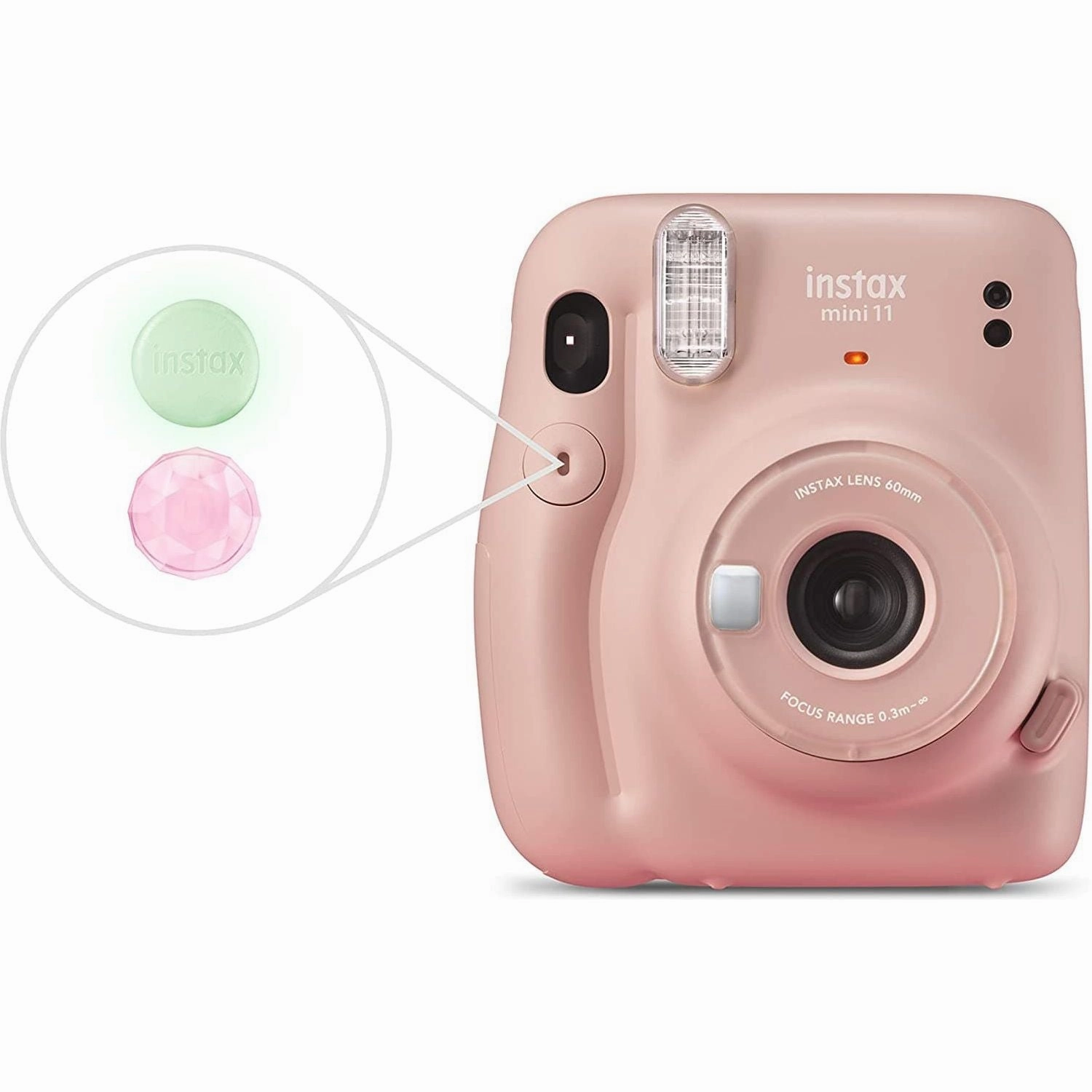 Fujifilm Instax Mini 11 Instant Film Camera - Blush Pink