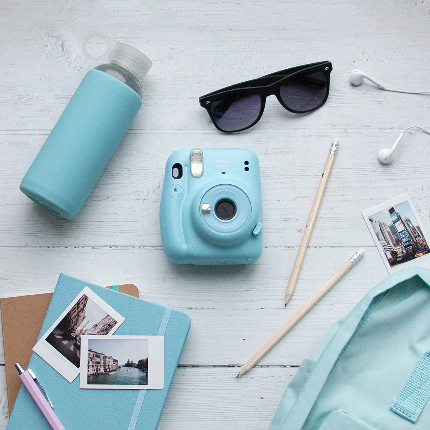 Fujifilm Instax Mini 11 Instant Film Camera - Sky Blue