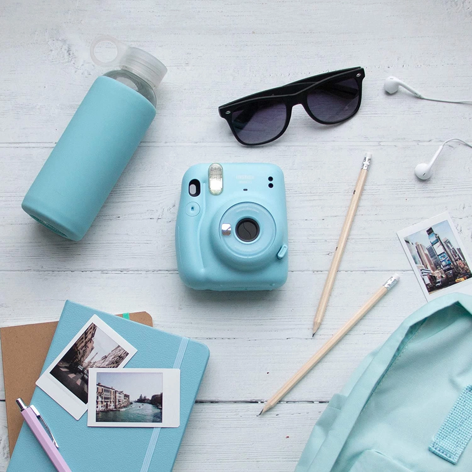 Fujifilm Instax Mini 11 Instant Film Camera - Sky Blue