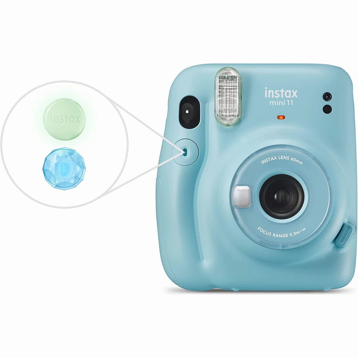 Fujifilm Instax Mini 11 Instant Film Camera - Sky Blue