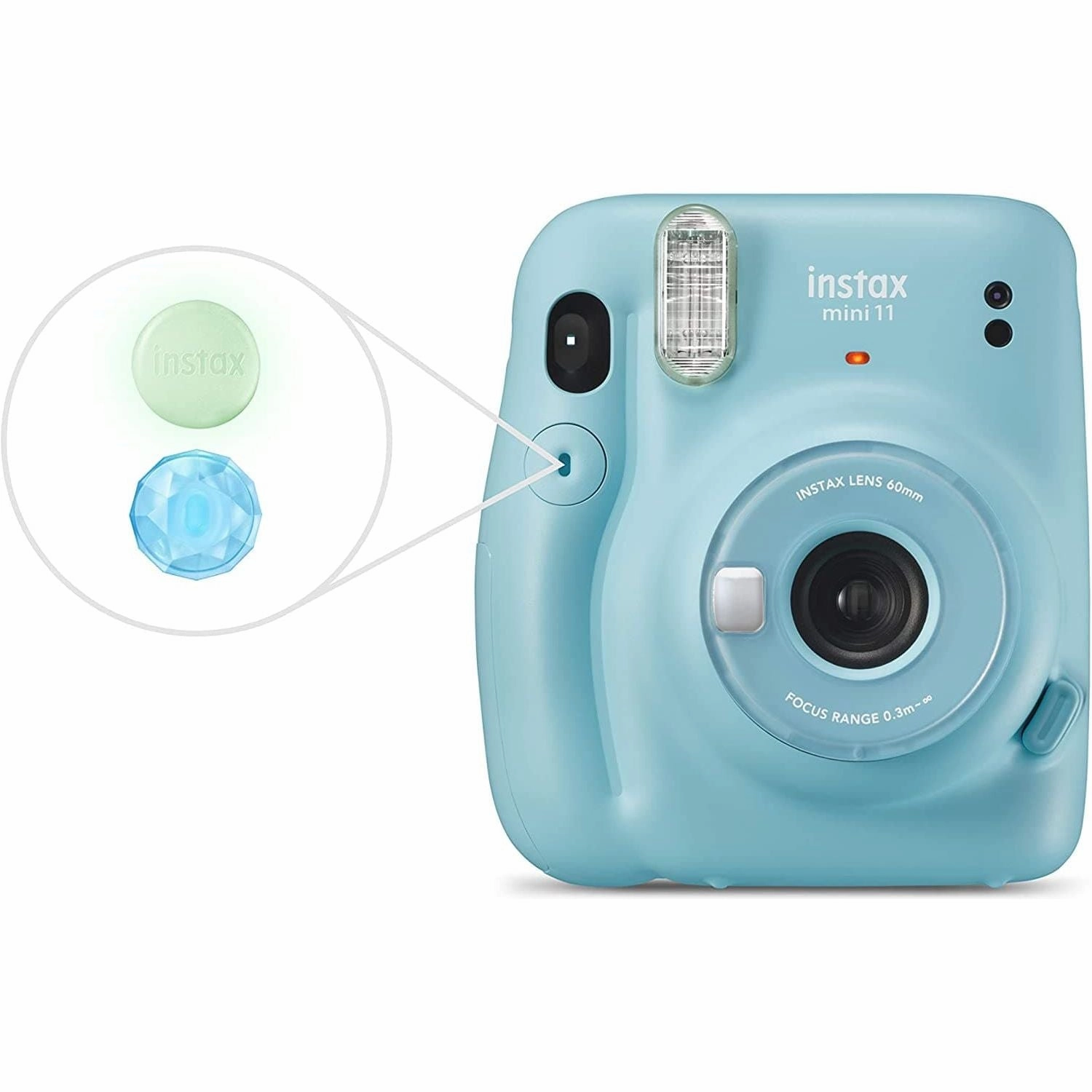 Fujifilm Instax Mini 11 Instant Film Camera - Sky Blue