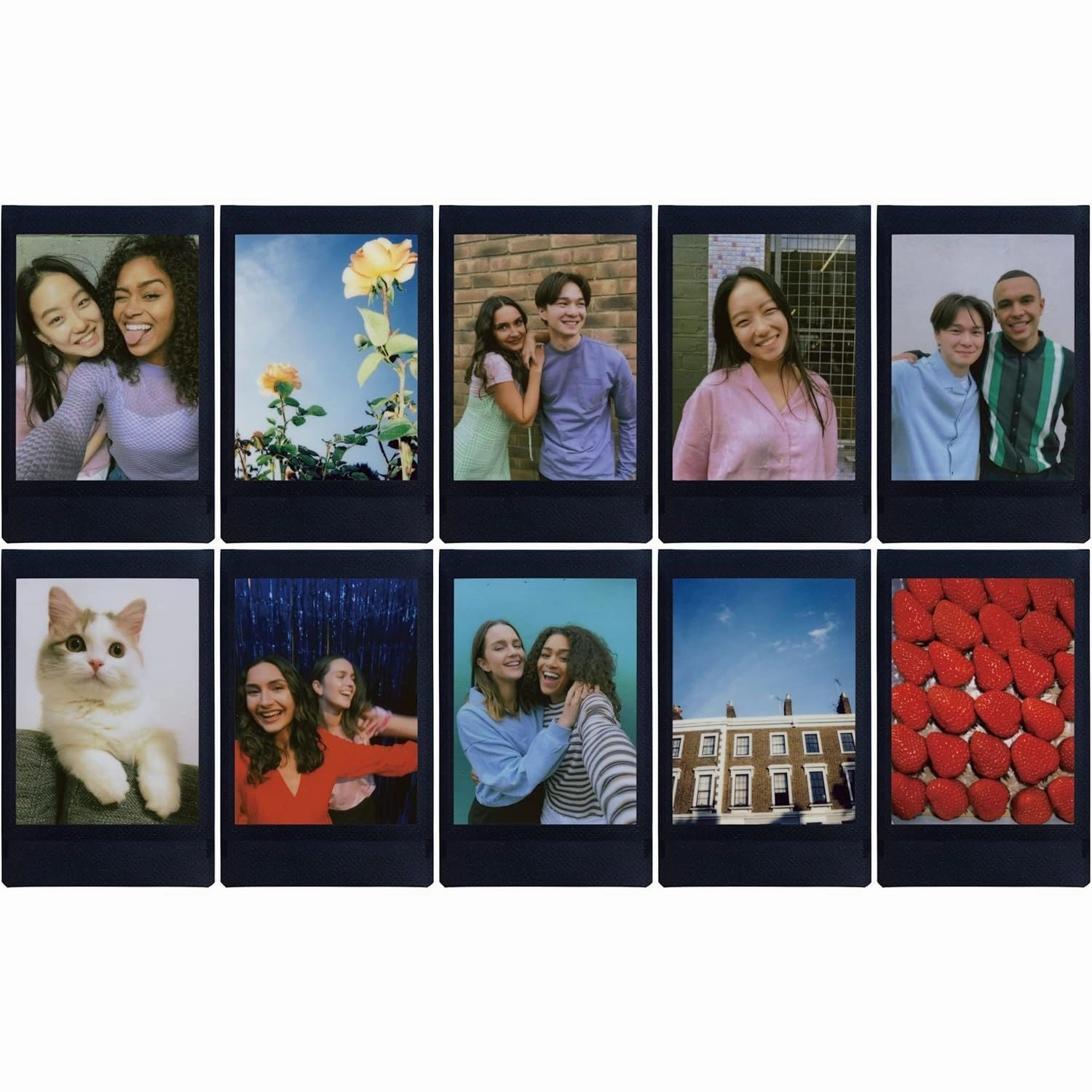 Fujifilm instax mini Instant Film Black Border  10 Shot Pack