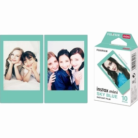 Fujifilm instax mini Instant Film ?C Blue Border, 10 Shot Pack camera accessories, dslr camera accessories, best camera tripod