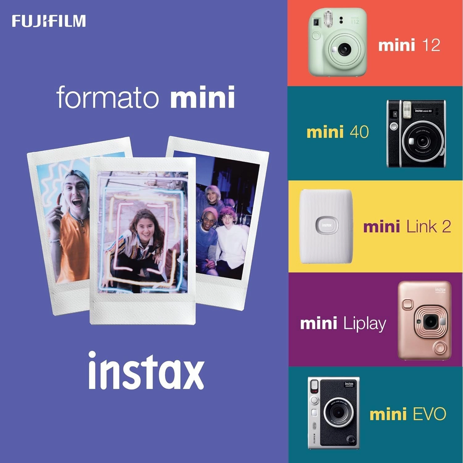 Fujifilm instax mini Instant Film ?C Blue Border, 10 Shot Pack