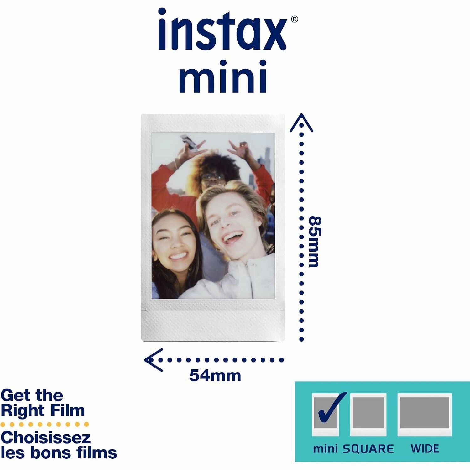 Fujifilm instax mini Instant Film ?C Confetti Border, 10 Shot Pack