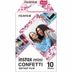 Fujifilm instax mini Instant Film ?C Confetti Border, 10 Shot Pack camera accessories, dslr camera accessories, best camera tripod