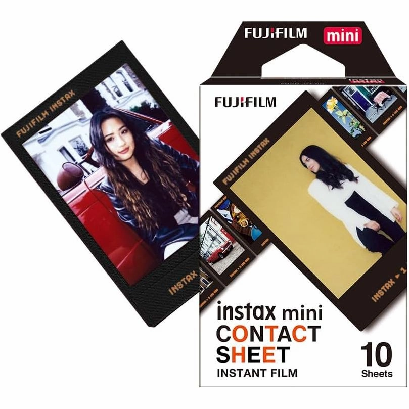 Fujifilm instax mini Instant Film ?C Contact Sheet Border, 10 Shot Pack