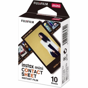 Fujifilm instax mini Instant Film ?C Contact Sheet Border, 10 Shot Pack camera accessories, dslr camera accessories, best camera tripod