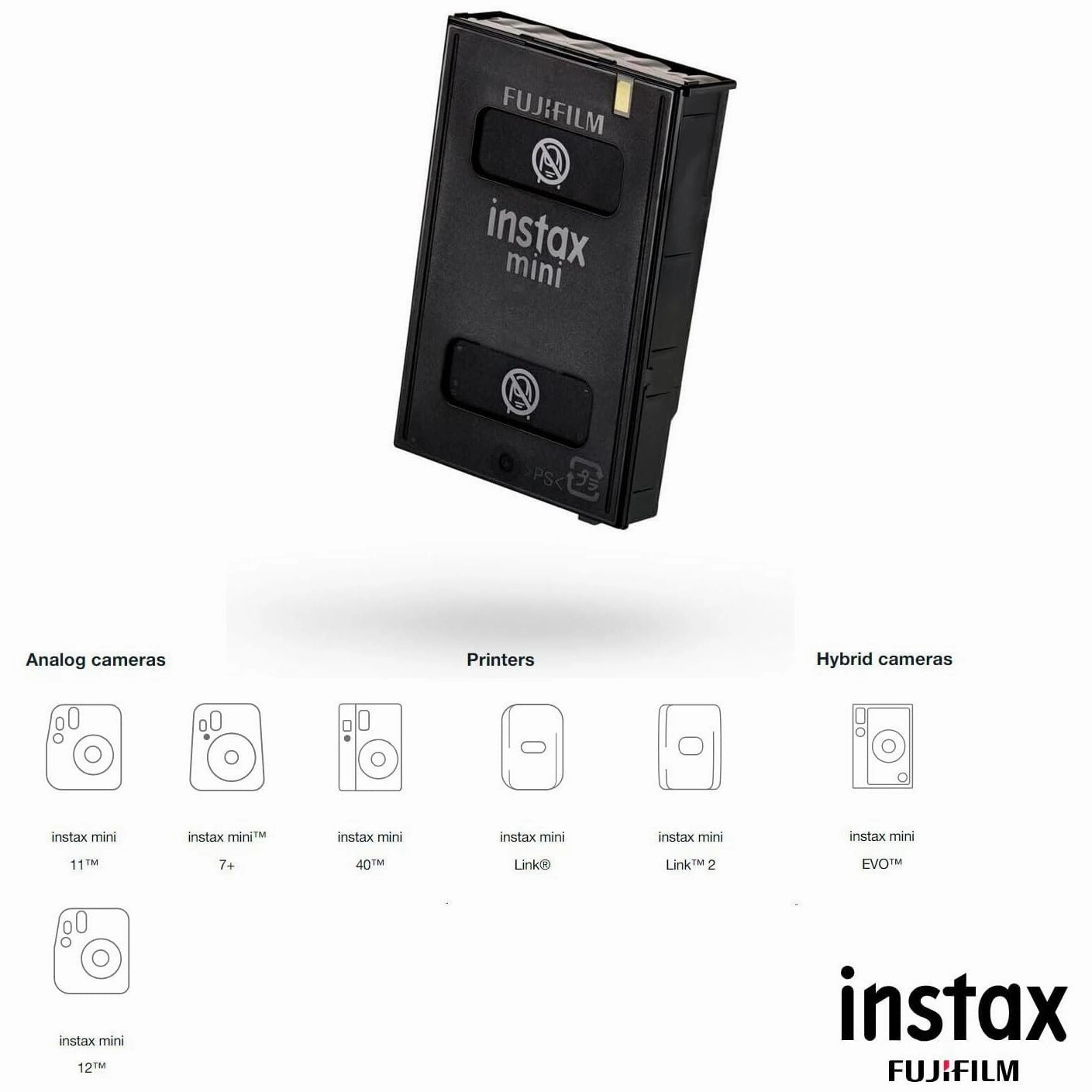 Fujifilm instax mini Instant Film ?C Soft Lavender, 10 Shot Pack