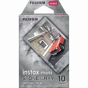 Fujifilm instax mini Instant Film ?C Stone Gray Border, 10 Shot Pack camera accessories, dslr camera accessories, best camera tripod