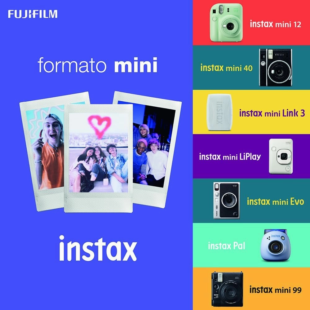 Fujifilm instax mini Instant Film  Contact Sheet Border, 10 Shot Pack