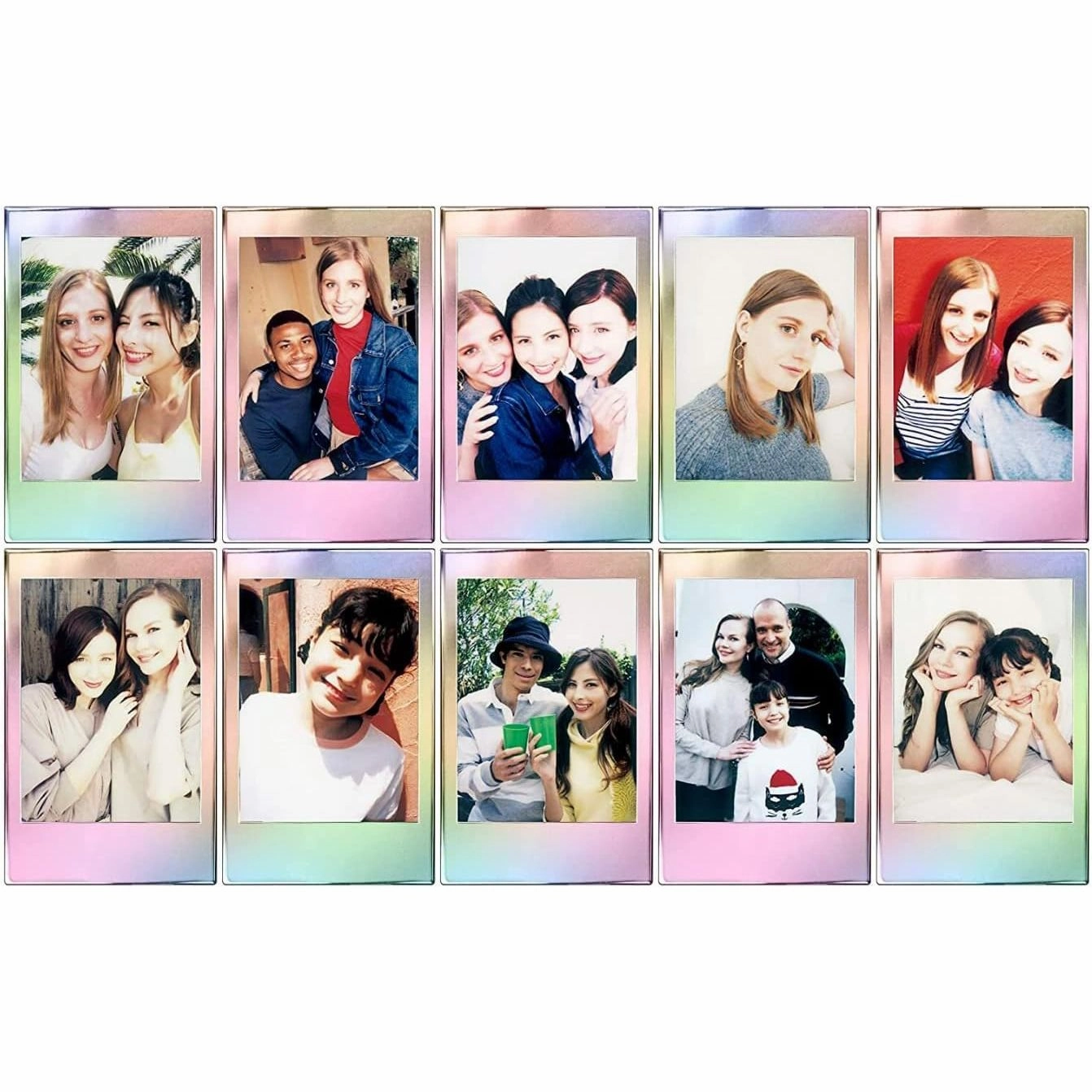 Fujifilm instax mini Instant Film  Mermaid Tail Border, 10 Shot Pack