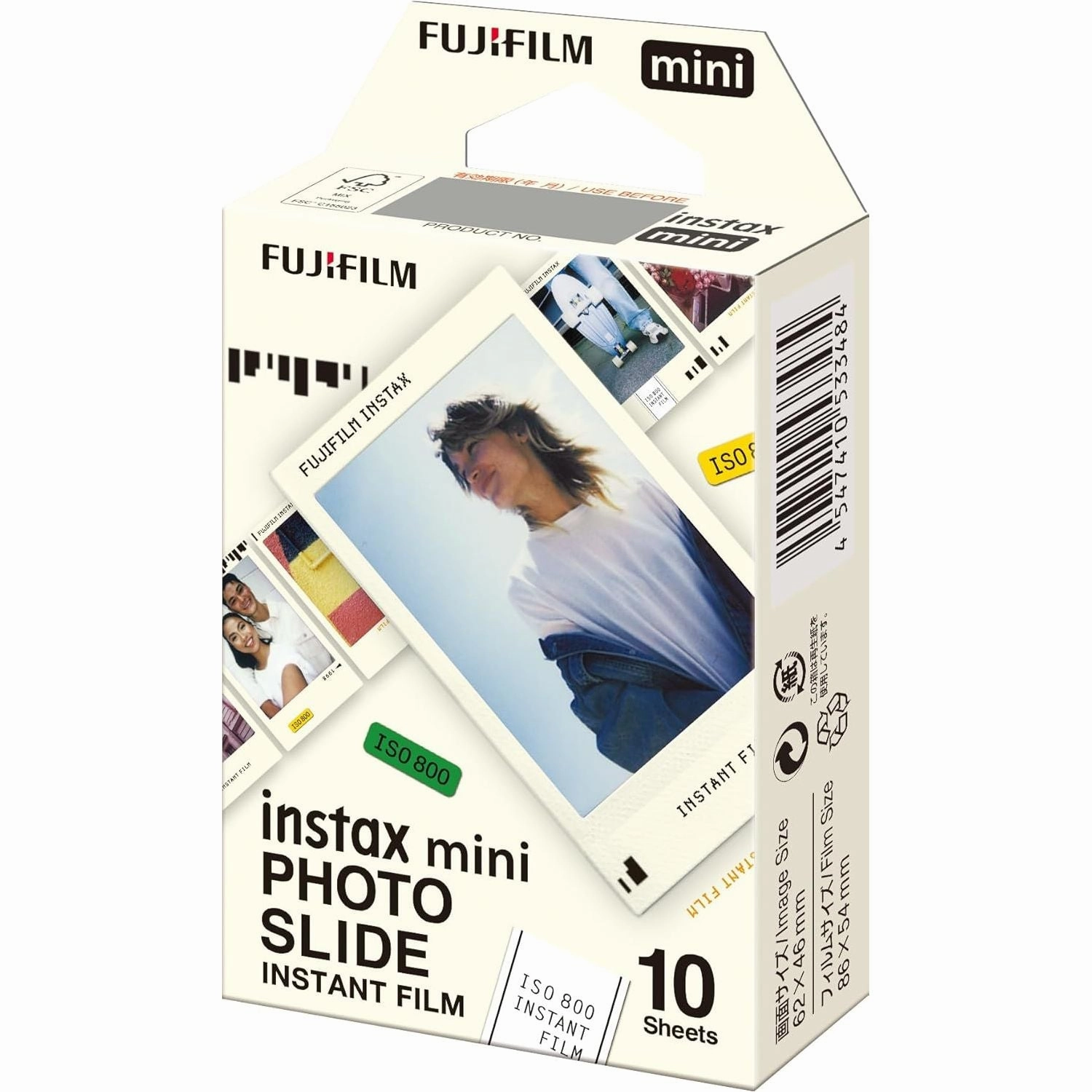 Fujifilm instax mini Instant Film Photo Slide Border Design  10 Shot Pack