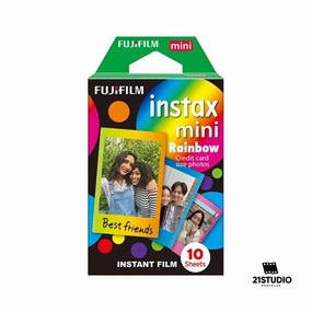 Fujifilm instax mini Instant Film Rainbow Border  10 Shot Pack camera and photography, photography gear, professional camera kits