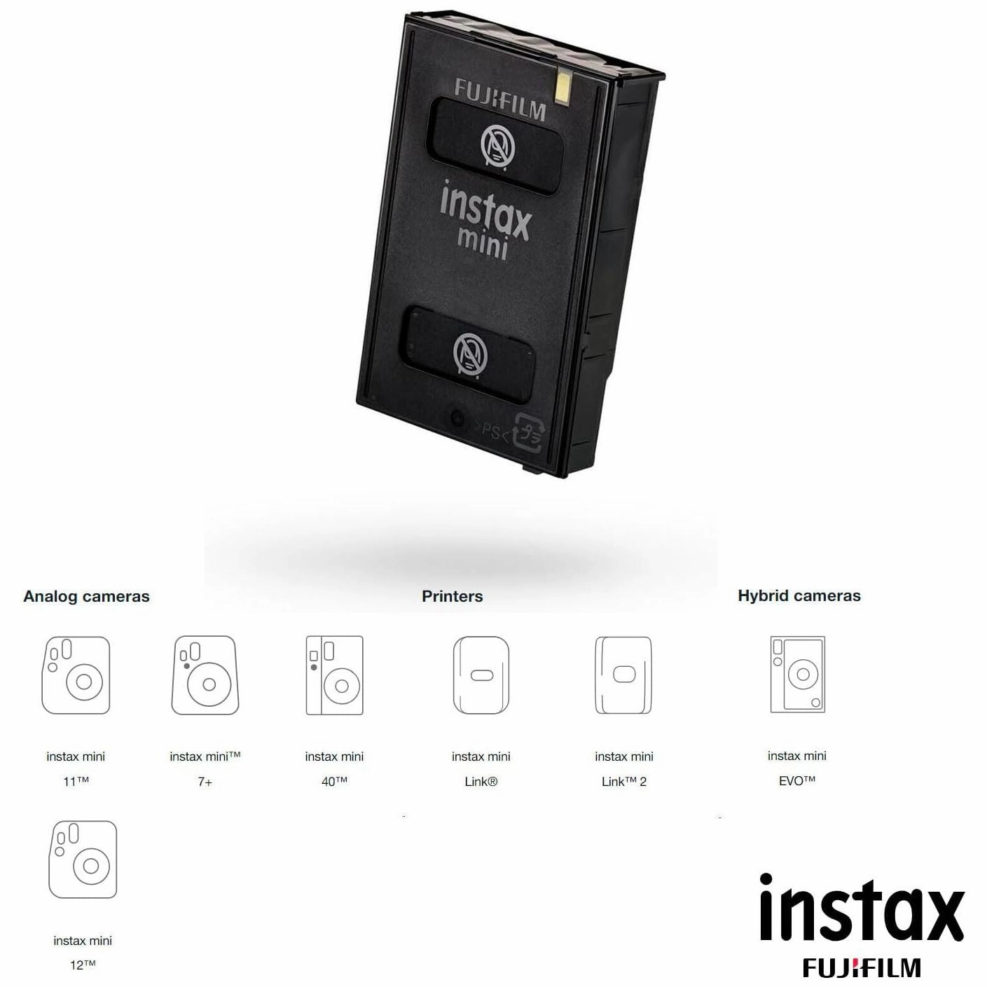 Fujifilm instax mini Instant Film  Soft Lavender, 10 Shot Pack
