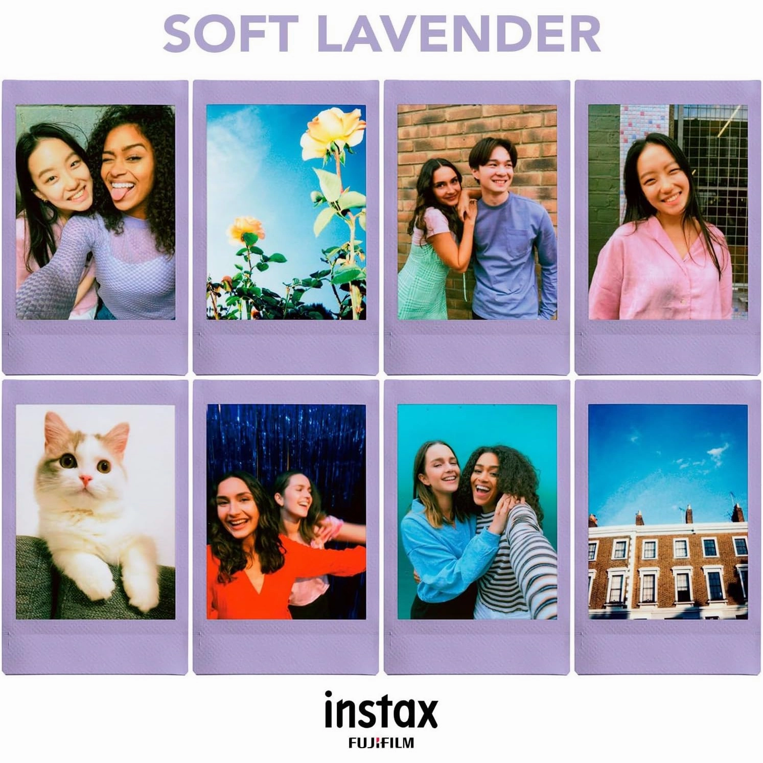 Fujifilm instax mini Instant Film  Soft Lavender, 10 Shot Pack