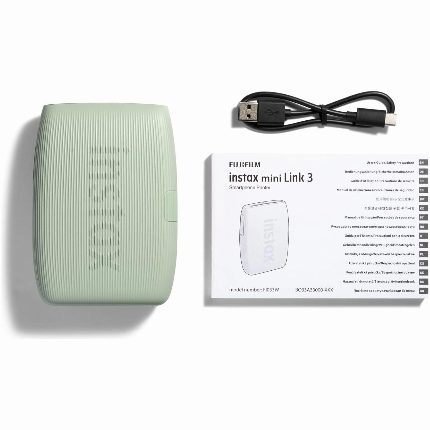 Fujifilm INSTAX mini LINK 3 Smartphone Photo Printer ?C Sage Green