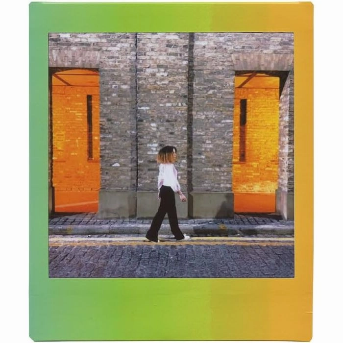 Fujifilm instax SQUARE Instant Film  Rainbow Border, 10 Shot Pack