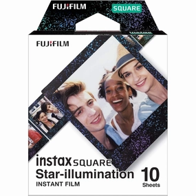 Fujifilm instax SQUARE Instant Film  Star Illumination Border, 10 Shot Pack camera and photography, photography gear, professional camera kits