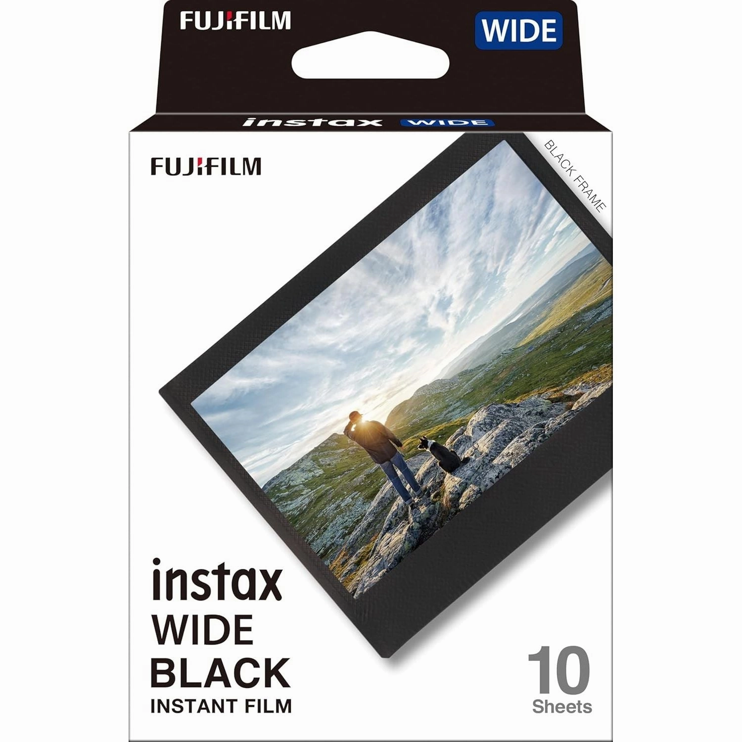 Fujifilm instax WIDE Instant Film Black Border ?C 10 Shot Pack (Pack of 1)