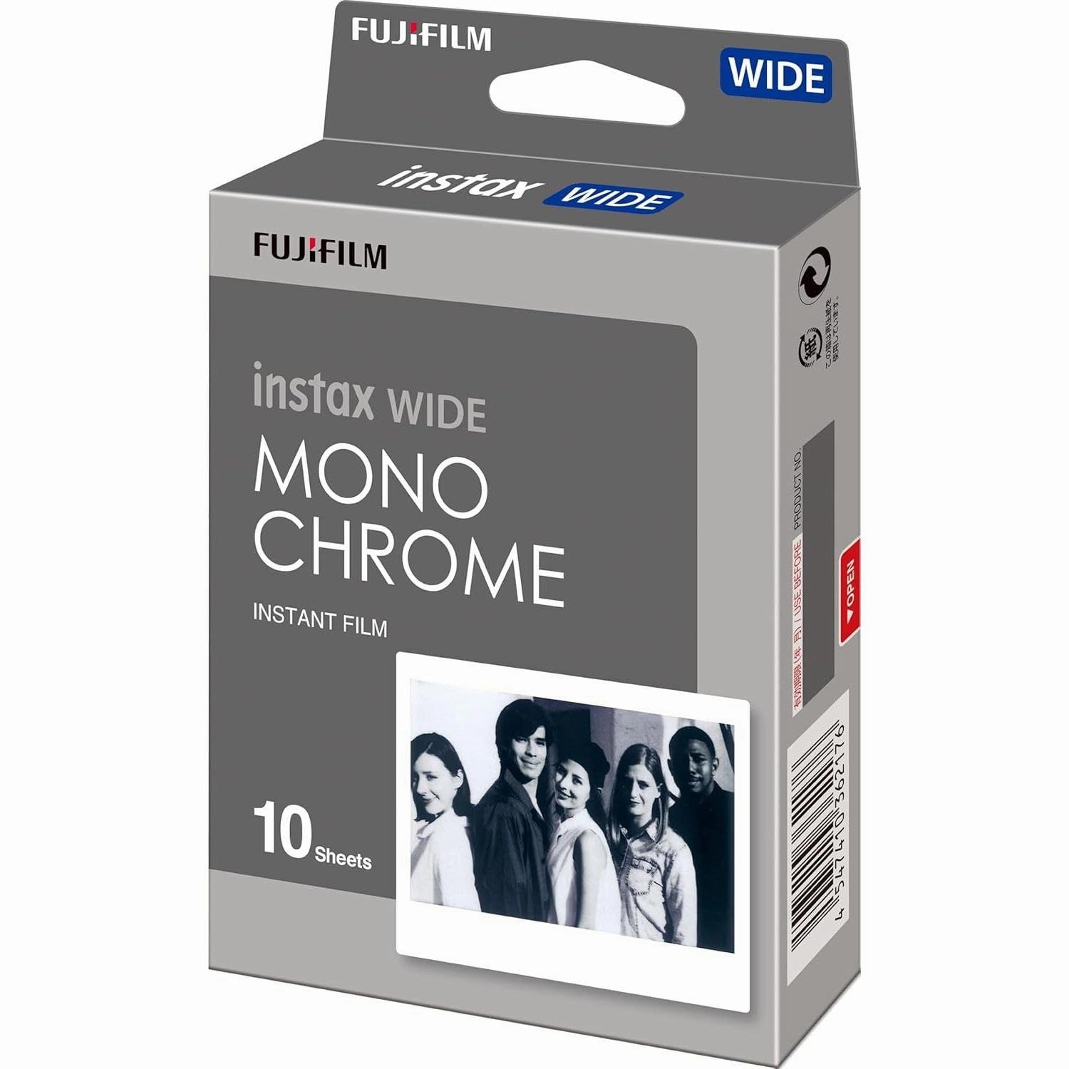 Fujifilm instax WIDE Monochrome Instant Film  10 Shot Pack