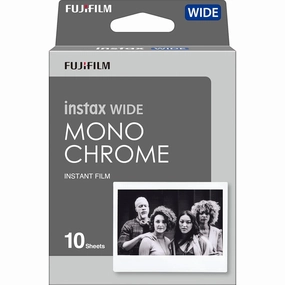 Fujifilm instax WIDE Monochrome Instant Film  10 Shot Pack digital cameras, buy mirrorless camera, compact cameras sale